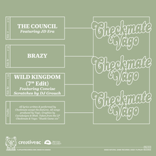 Load image into Gallery viewer, (FNJ-014) Checkmate “The Council” b/w "Brazy" & "Wild Kingdom"