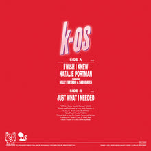 Load image into Gallery viewer, (FNJ-020) K-os “I Wish I Knew Natalie Portman" feat. Nelly Furtado & Saukrates b/w "Just What I Needed" (The Cars Cover)