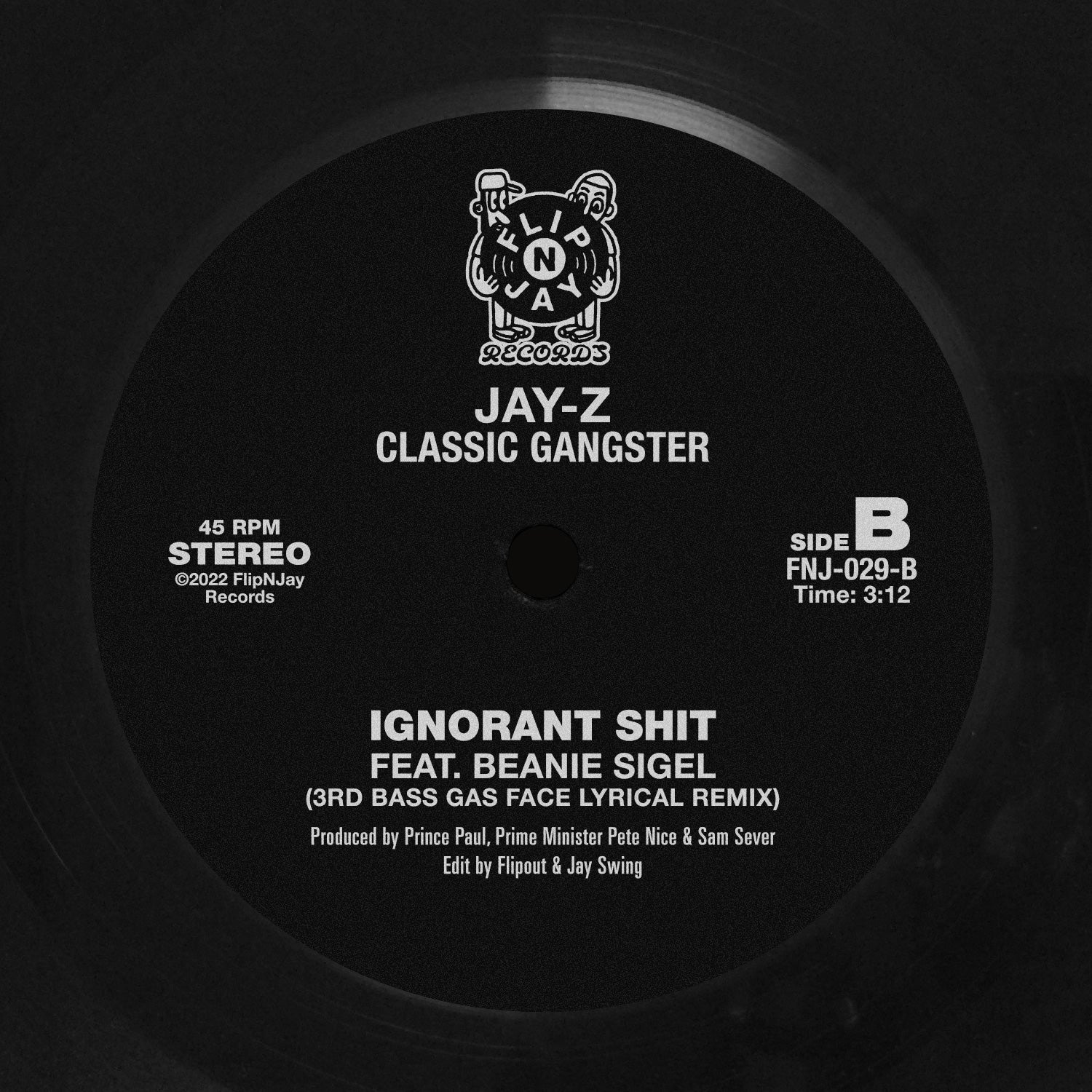 FNJ-029) Jay-Z Classic Gangster Edits: “Ignorant Shit (Eazy