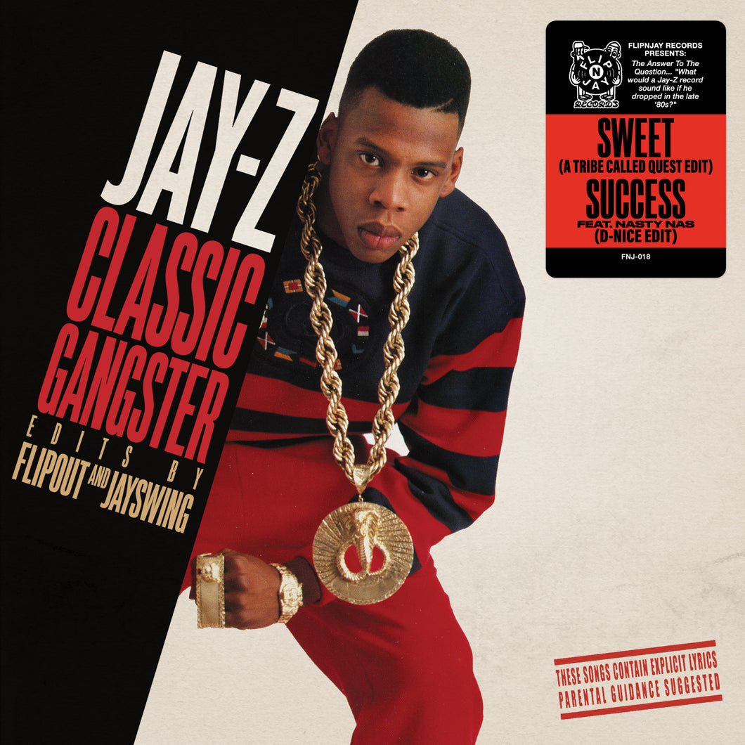 (FNJ-018) Jay-Z Classic Gangster Edits: “Sweet (A Tribe Called Quest Edit)” & “Success (D-Nice Edit)” feat. Nasty Nas