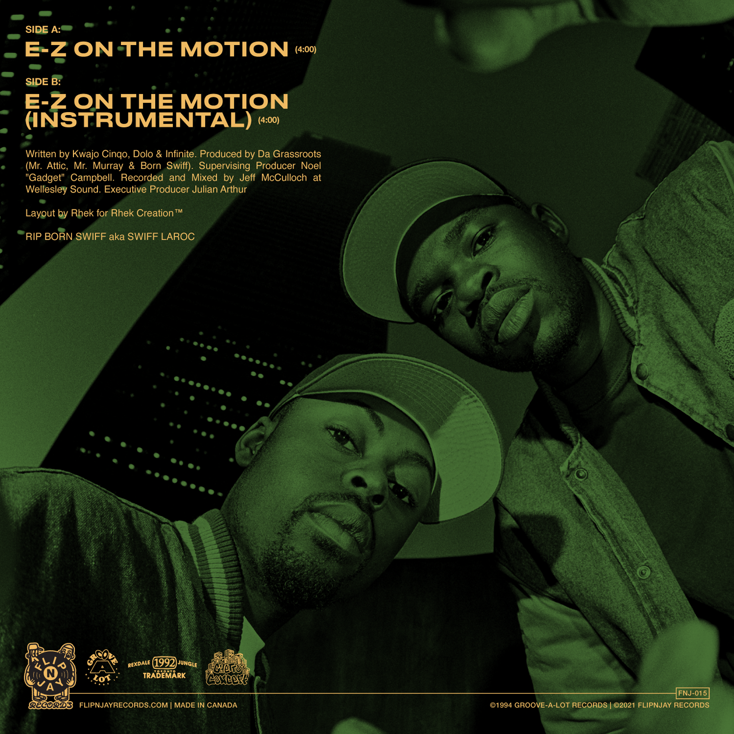 FNJ-015) Ghetto Concept “EZ On The Motion” b/w 