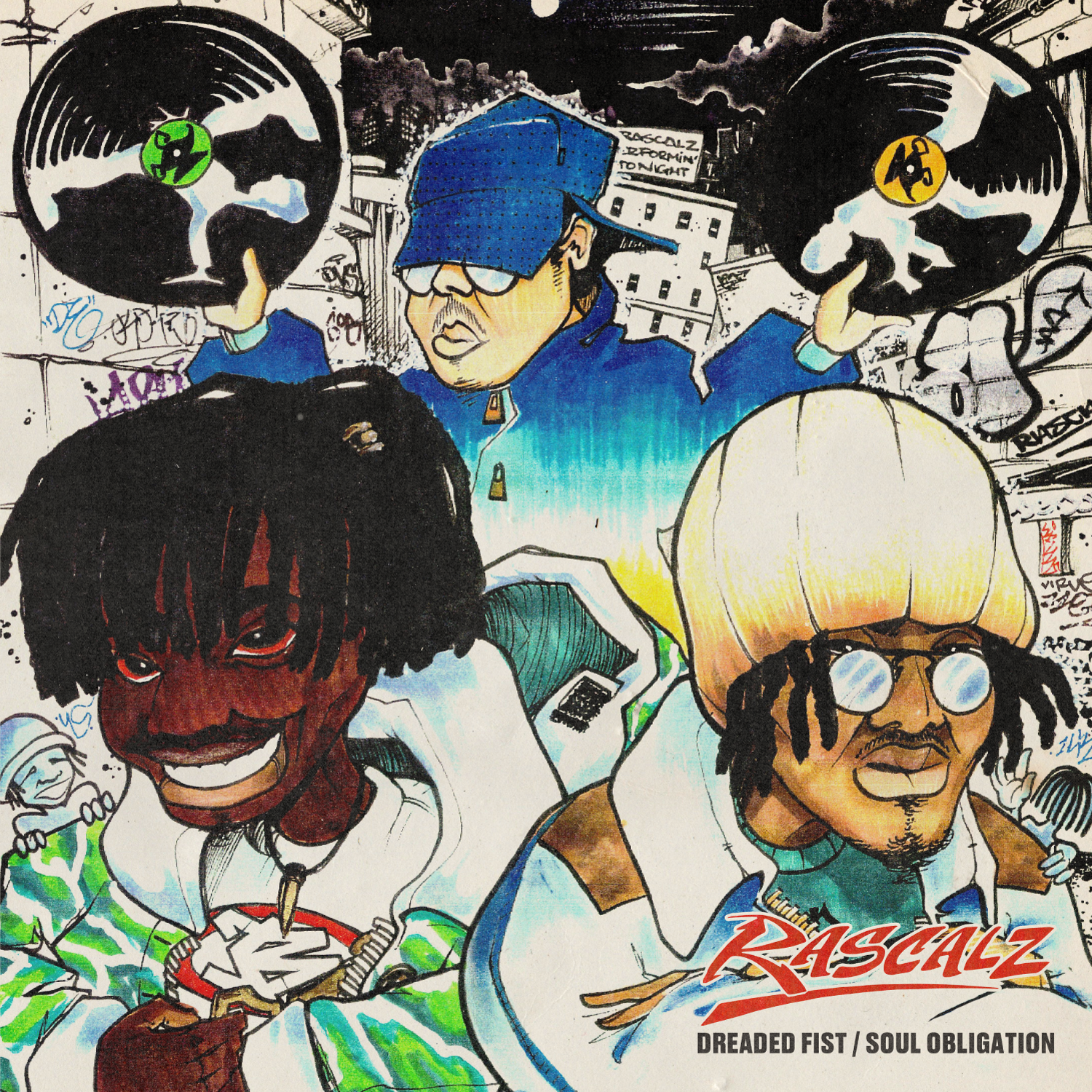 (FNJ-012) Rascalz “Dreaded Fist” b/w "Soul Obligation"